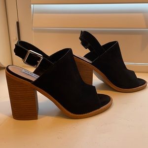 Steve Madden Suede Lanto Block Heel Shoes, Size 6.5, Excellent Condition